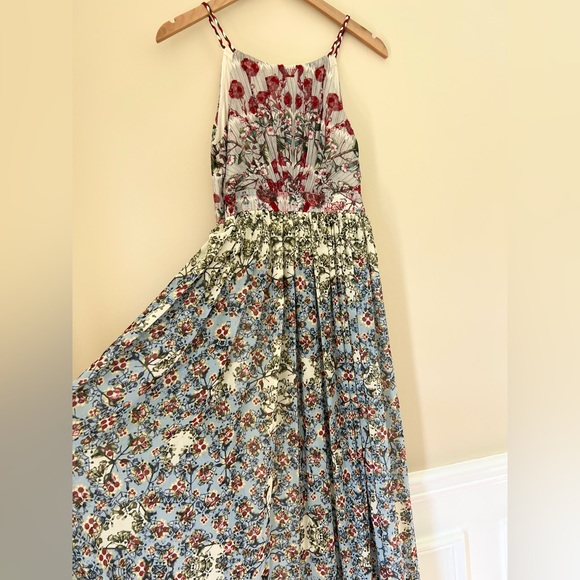 Anthropologie Bhanuni by Jyoti Adelaide Beaded Halter Dress - Size 2 - Picture 4 of 8